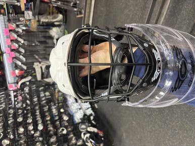 Used Cascade CPVR Lacrosse Helmet White One Size 11337-S000483282
