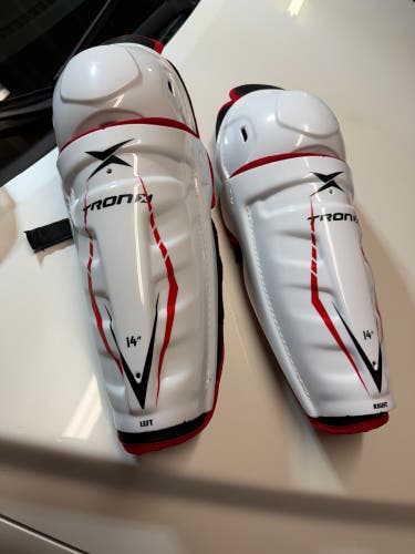 Senior Tron 14" Shin Pads (New)