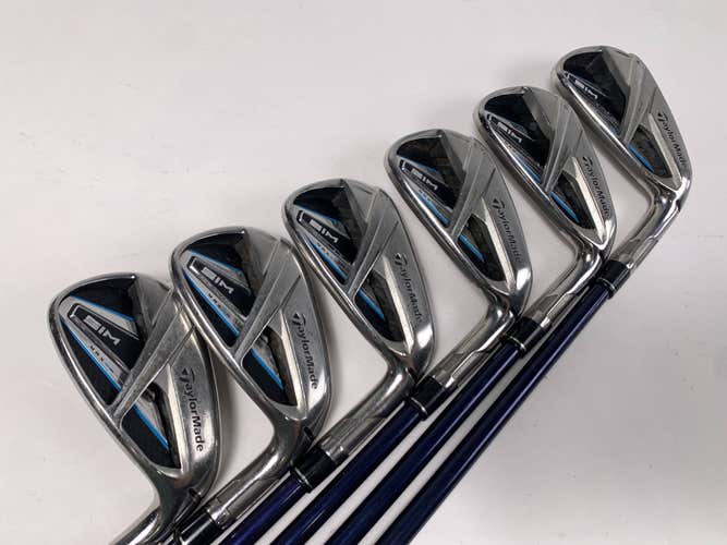 TaylorMade SIM MAX Iron Set 4-9 Fujikura Ventus Blue Regular Graphite RH NO PW