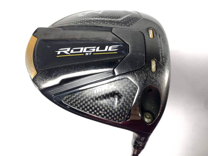Callaway Rogue ST Max Driver 9* HZRDUS RDX Smoke 6.0 Black 60g Stiff RH