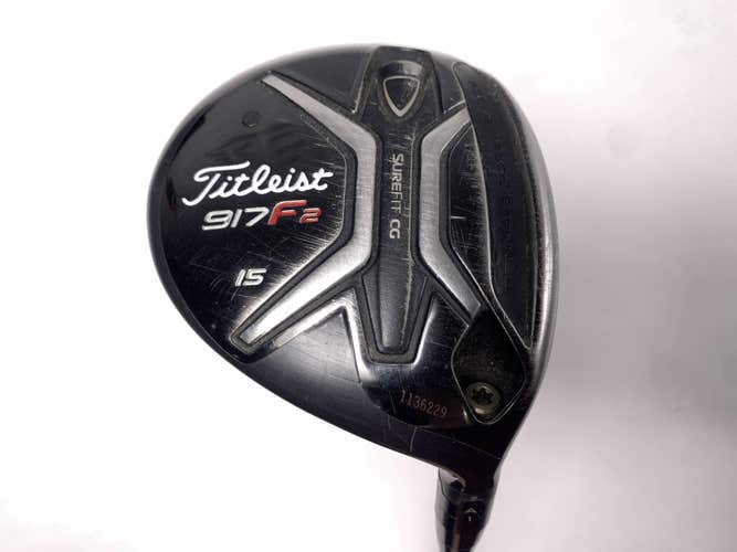 Titleist 917 F2 3 Fairway Wood 15* Diamana D+80x5ct 80g Stiff Graphite Mens RH