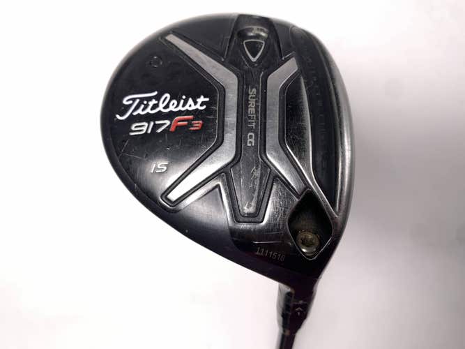 Titleist 917 F3 3 Fairway Wood 15* Mitsubishi Rayon Diamana D+80x5ct Stiff RH