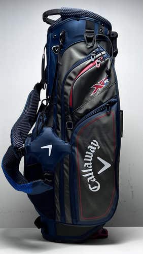 Callaway XR Stand Bag Blue 7-Way Divide Dual Strap Golf Bag