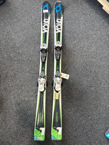Volkl RTM Jr 140 cm Skis With Marker 7.0 Bindings (Used)