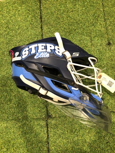 Blue Adult OSFM Goalie Cascade S Helmet (Used)