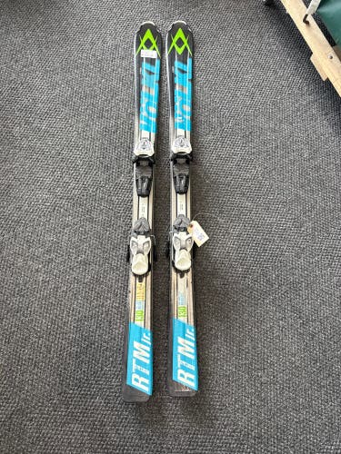 Volkl RTM Jr 130 cm Skis With Marker 4.5 Bindings (Used)