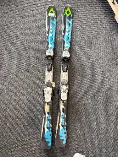 Volkl RTM Jr 130 cm Skis With Marker 7.0 Bindings (Used)