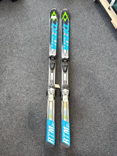 Volkl RTM Jr 140 cm Skis With Marker 7.0 Bindings (Used)