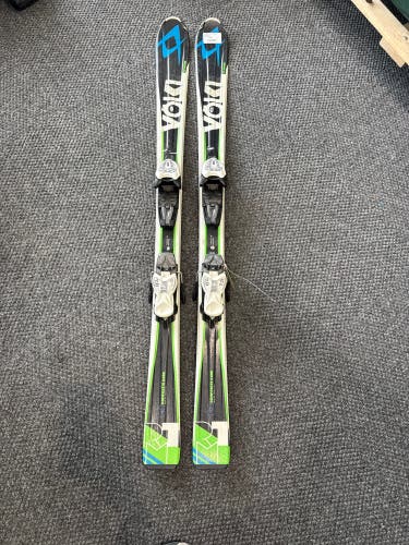 Volkl RTM Jr 130 cm Skis With Marker 7.0 Bindings (Used)