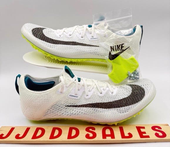 Nike Zoom Superfly Elite 2 Track Spikes White Spruce FZ9662-100 Men’s Sz 8 NEW

New