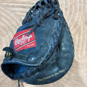 Black Rawlings Highlight Series RH Catcher's Baseball Glove 31.5" (Used)