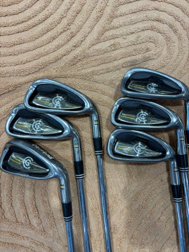Men's Cleveland CG Gold Iron Set (4-8, PW) Right Handed | True Temper Uniflex Shafts (Used)