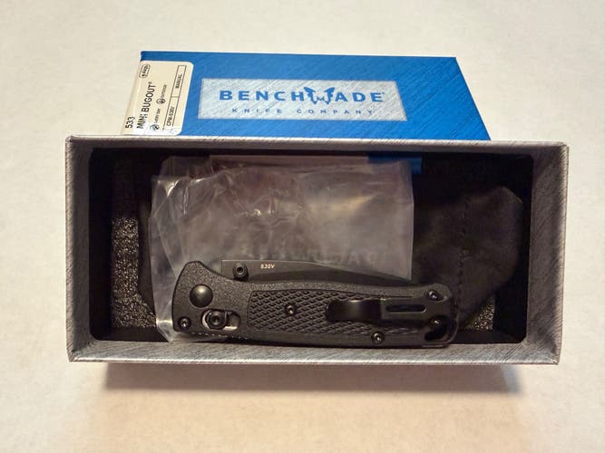 Benchmade Mini Bugout Grivory pocket knife S30V (NEW)
