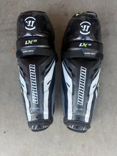 Senior Warrior Alpha LX 20 15" Shin Pads (Used)