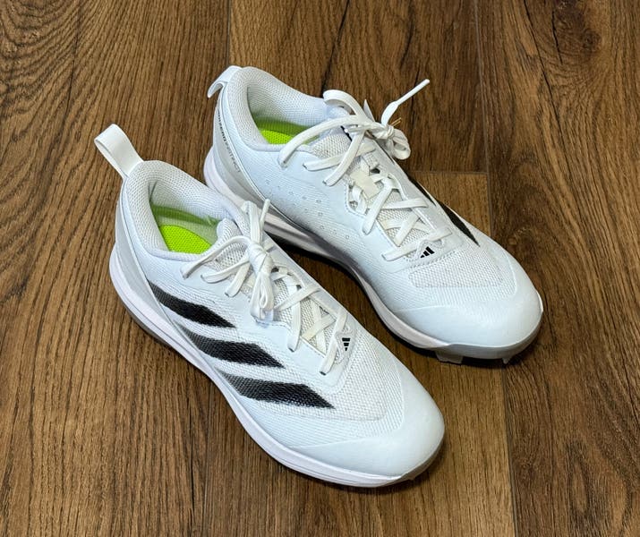 adidas gazelle silver green womens Adidas Icon 6 Bounce TPU FV9360 Mens Gray Athletic Baseball Cleats Sho main image 1