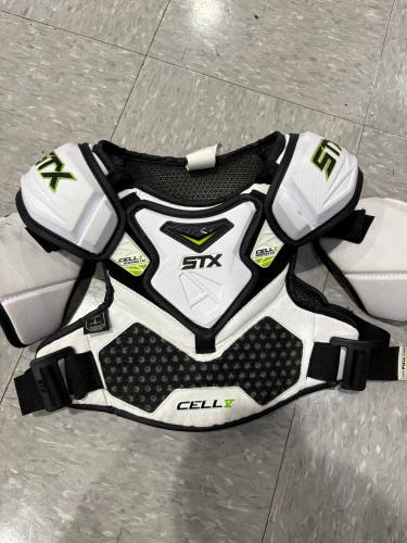 Medium Youth STX Cell V Shoulder Pads (Used)