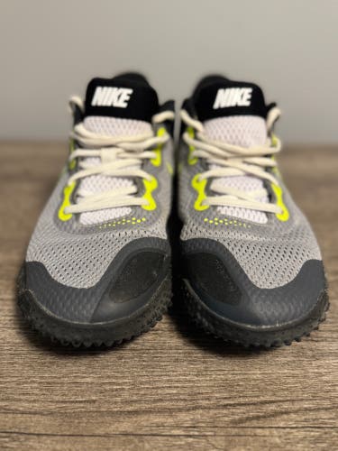 Nike Alpha Huarache Elite Turf Shoes (Like New)-Mens 8-Gray