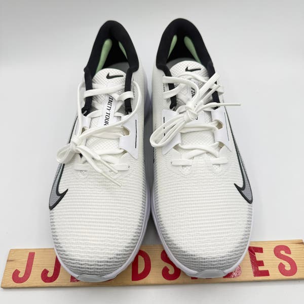 Nike Air Zoom Infinity Tour 2 Golf Shoes White Vapor FD0218-100 Men’s Sz 9.5 W Nike Air Zoom Infinity Tour 2 Golf Shoes White/Black/Green  main image 4