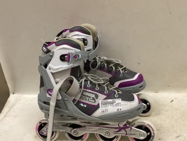 Used RollerDerby ELITE SERIES Q60 Senior Rec Fitness Skates Purple Senior 9 11725-S000499648