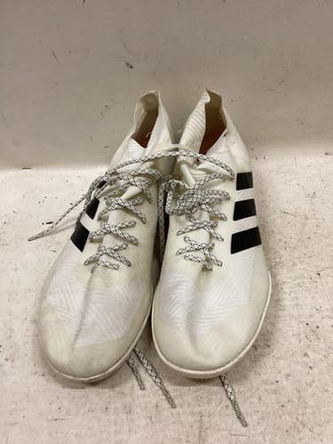 Used Adidas Soccer Indoor Shoes White Senior 10 11725-S000499731