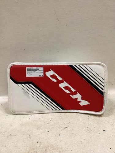 Used CCM LH BLOCKER Junior Goalie Blocker White 11725-S000499787