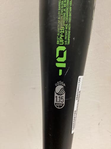 Used Demarini DX1 ALLOY UPRISING BB/SB USSSA 2 3/4 Bat 28" 11725-S000499799