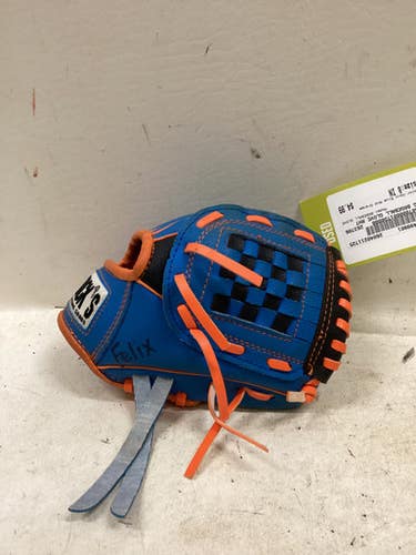 Used BASEBALL GLOVE BB/SB Glove RH Throw Navy Blue And Orange 8" 11725-S000499901