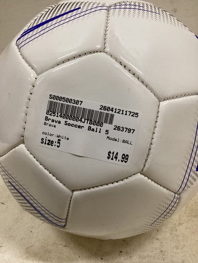 Brine Championship Ii Soccer Ball In White And Black