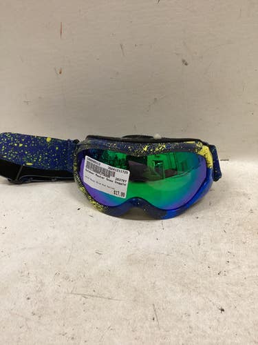 Used Snow Goggles Youth Royal Blue And Yellow 11725-S000500313