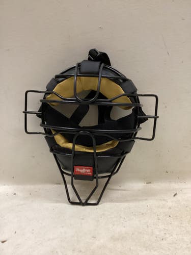 Used Rawlings UMP FACE MASK BB/SB Fielders Mask Black And Tan One Size 11725-S000500320