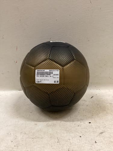 Used DSG All Size Soccer Ball Black And Gold 4 11725-S000500349