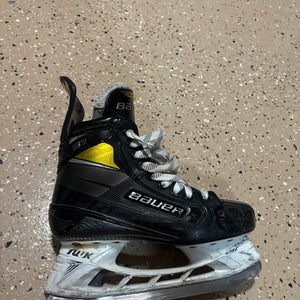 Black/Yellow 2020 Bauer Supreme 3S Pro Hockey Skates Wide Width 7 (Used)