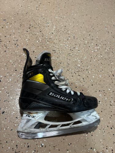 Black/Yellow 2020 Bauer Supreme 3S Pro Hockey Skates Wide Width 7 (Used)