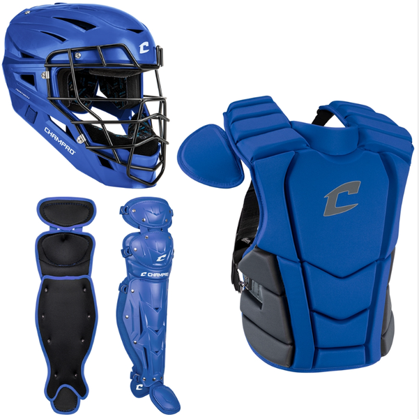 Champro Optimus Select Plus Catcher’s Kit Size Adult Royal Blue (New)