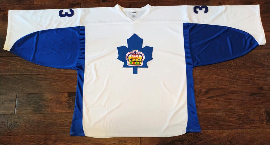 H7100G Marlboros Style Hockey Goalie Jersey - 4XL -White- New