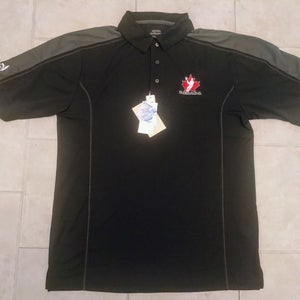 Team Canada Lacrosse Polo - Size Small - Black - New