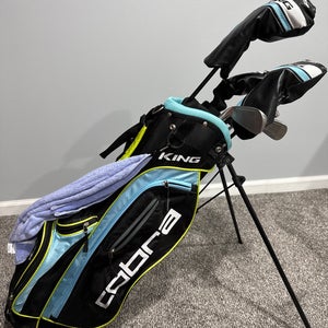 Junior Cobra King Jr Right Handed Clubs (Full Set) 7 Pieces (Used) They are for great for age 9-14.