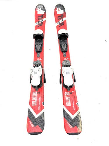 Used Volkl UNLIMITED AC Boys DH Ski/Binding Red 100 cm 11860-S000307048