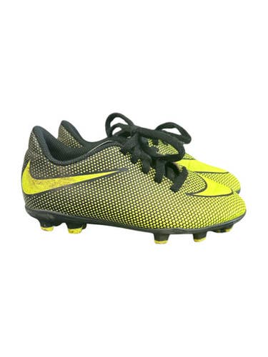 Used Nike Soccer Cleats Black And Optic Yellow Youth 11.0 11862-S000093756