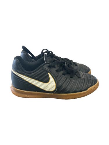 Used Nike Soccer Indoor Shoes Black Youth 10.0 11862-S000093757