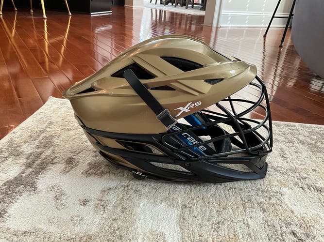 Gold Cascade XRS Helmet (Used) SEND OFFERS. WILLING TO NEGOTIATE!