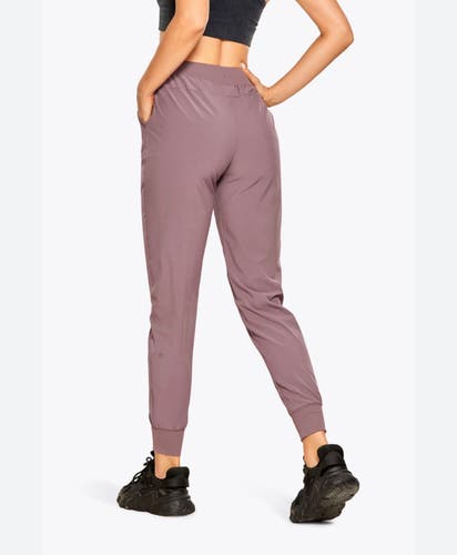 J80 Fit Activewear Joggers Mauve Dusty Rose Women's size XS waist 25" - 32"