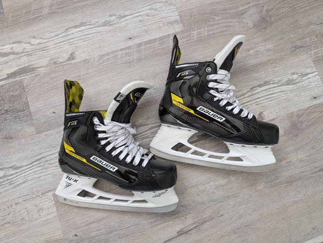 Bauer Supreme M3 Hockey Skates Extra Wide Width Size 6.5 (Like new)
