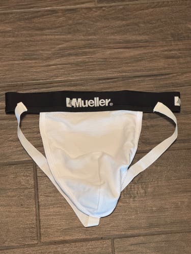 Mueller Athletic Supporter (New)-Mens M-White-Doesn’t include a cup