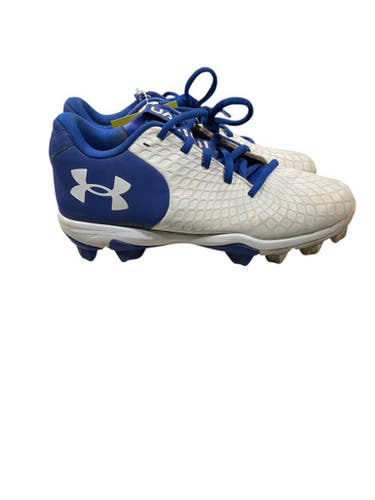 Used Under Armour BB CLEATS BB/SB Cleats Royal Blue Junior 04 11847-S000034342