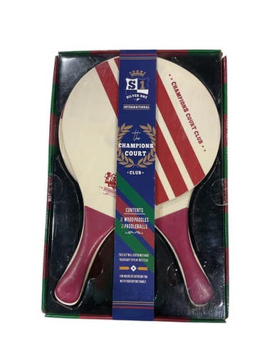 Used THE CHAMPIONS COURT Pickleball Racquet Red 11847-S000034319