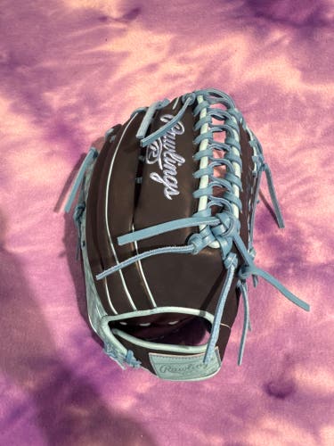 Blue Rawlings Heart of the Hide RH Outfield Baseball Glove 12.25" (New)