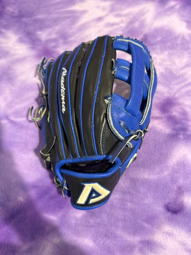 Black Akadema Torino Series RH Outfield Baseball Glove 12.25" (Used)