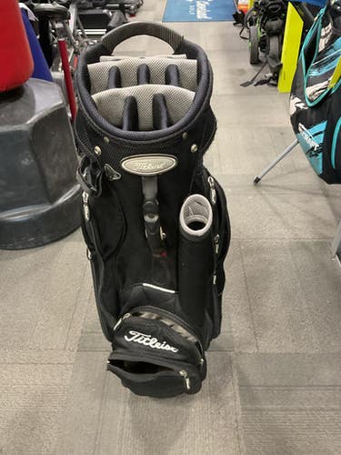 Used Titleist 14 WAY CART BAG Mens Cart Bag Black 11614-S000234409