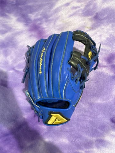 Blue Akadema Torino Series RH Infield Baseball Glove 11 1/4" (Used)